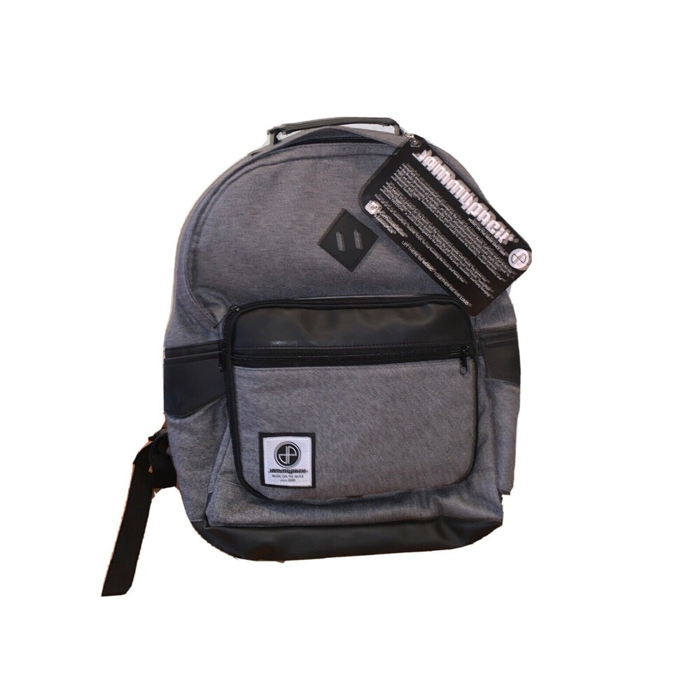 Jammypack Gray Backpack Bag Bluetooth Portable Music On The Move Party Beach